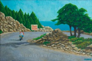 Shell Beach Inn - peinture à l'huile / oil painting - 41 x 27 cm - © All rights reserved by Laurent Dubois